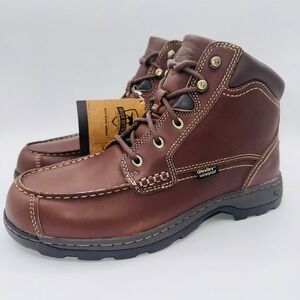 Irish Setter Soft Paw Boots Men's Size 9 D Brown Leather Chukka Bootie